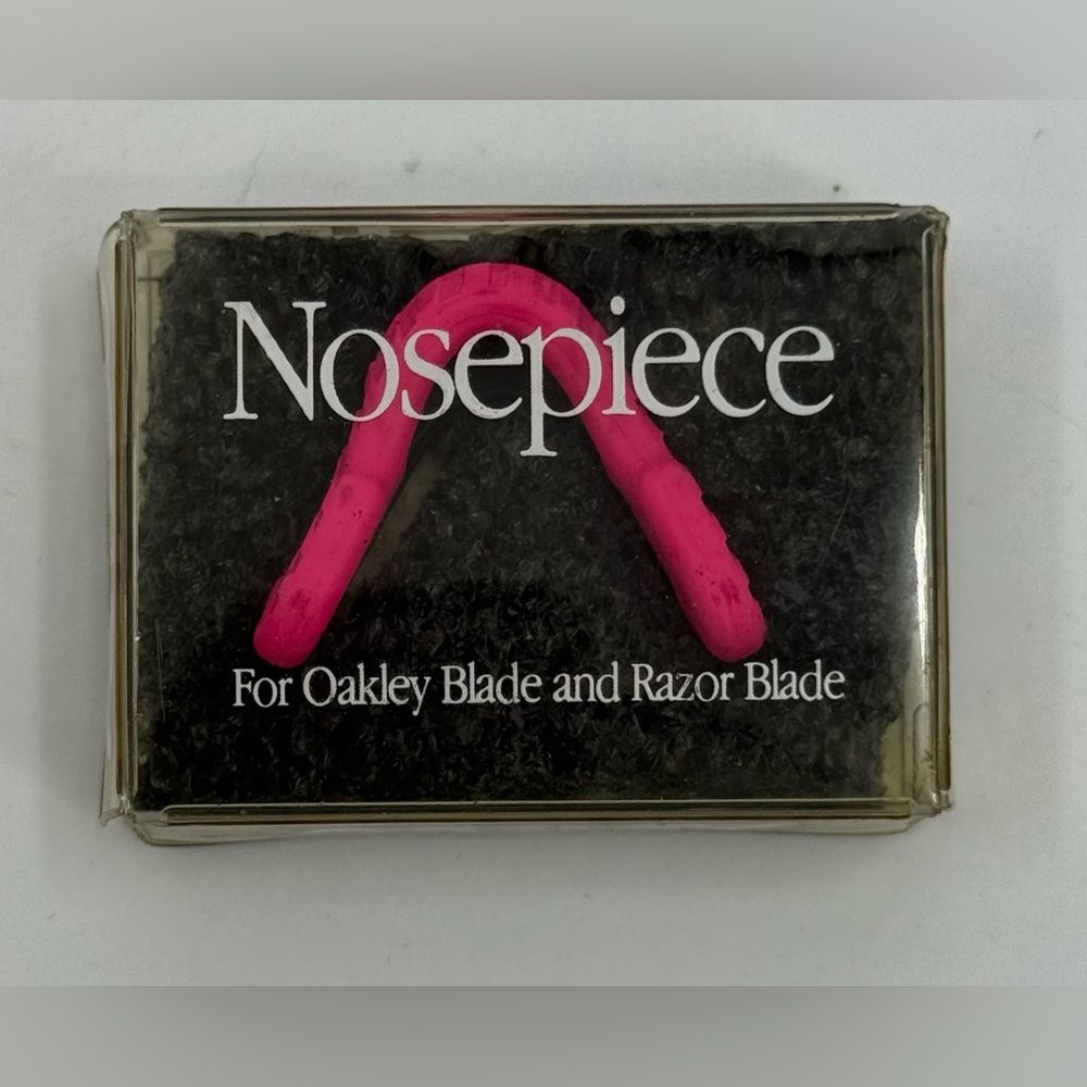 Oakley Razor Blade/Blade OEM Hot Pink & Black Nose Piece Pre-Owned In Box